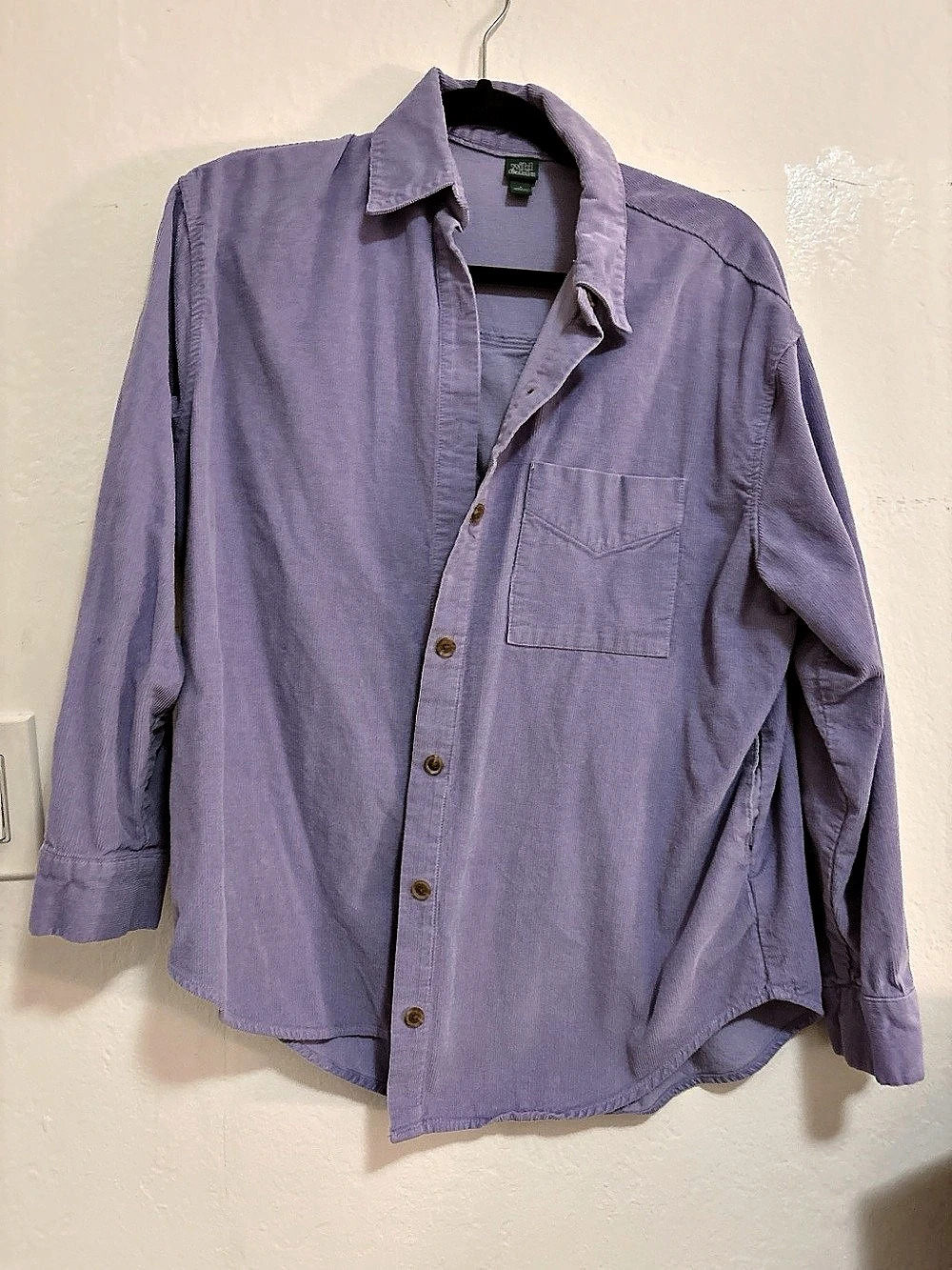 Wild Fable Purple Corduroy Oversized Button Down Shirt